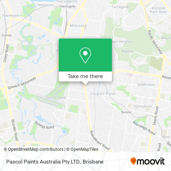 Pascol Paints Australia Pty LTD. map