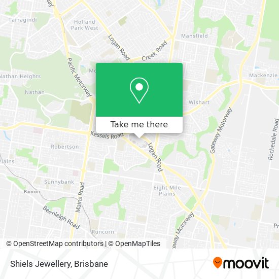 Shiels Jewellery map