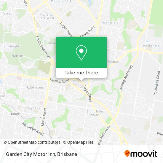 Garden City Motor Inn map