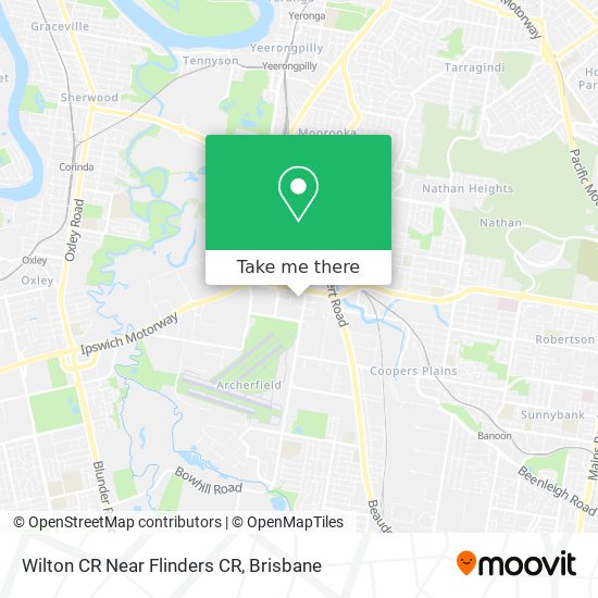 Wilton CR Near Flinders CR map