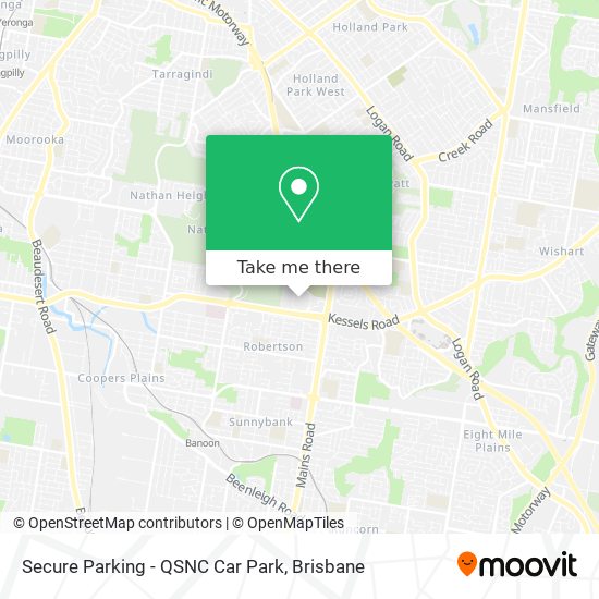 Secure Parking - QSNC Car Park map