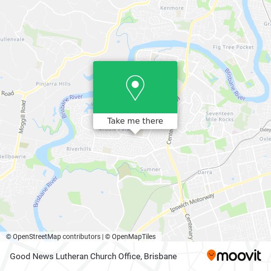 Good News Lutheran Church Office map