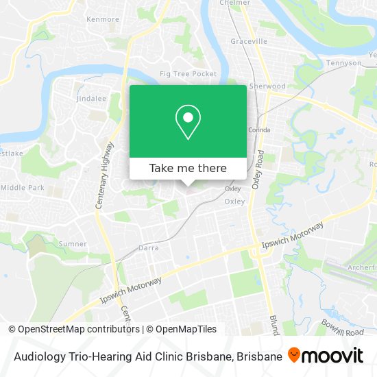 Audiology Trio-Hearing Aid Clinic Brisbane map