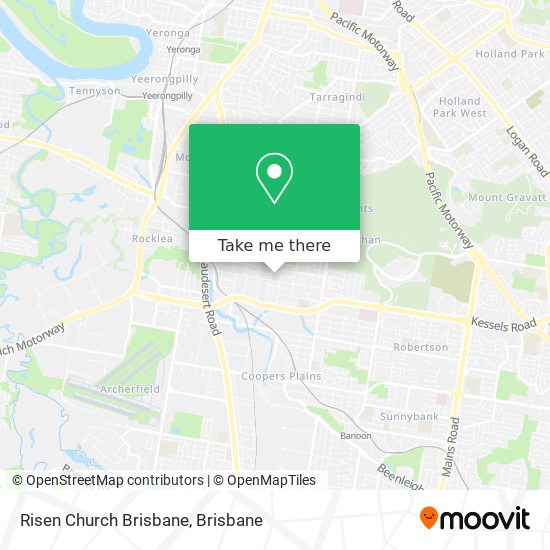 Risen Church Brisbane map