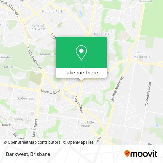 Bankwest map