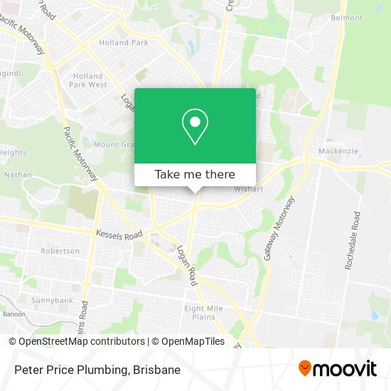 Peter Price Plumbing map