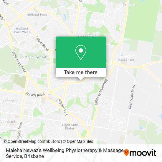 Maleha Newaz's Wellbeing Physiotherapy & Massage Service map