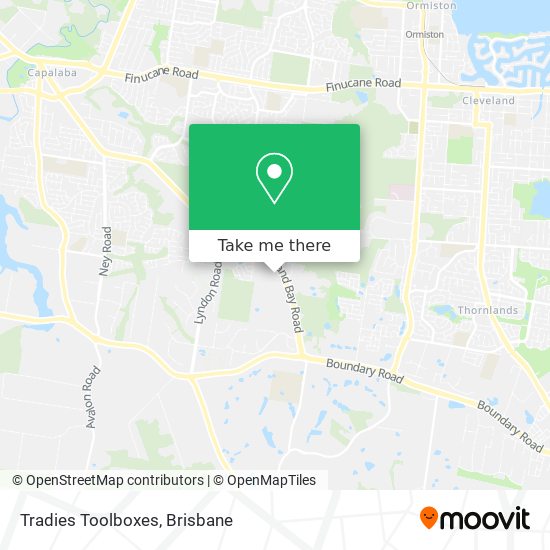Tradies Toolboxes map