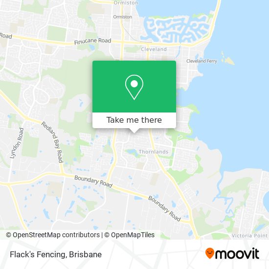 Flack's Fencing map