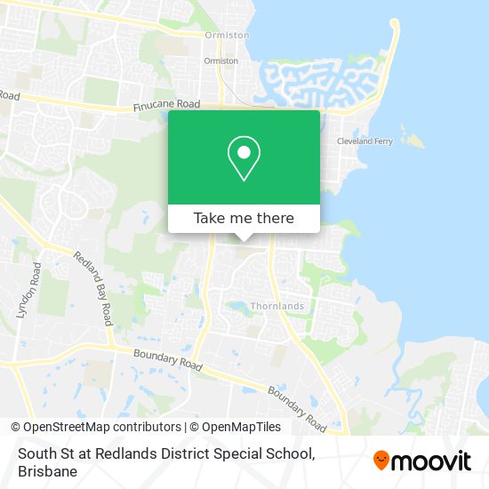 Mapa South St at Redlands District Special School