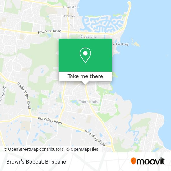 Brown's Bobcat map