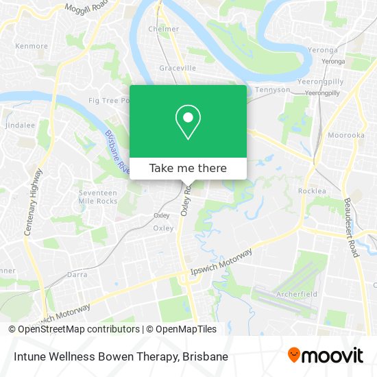 Intune Wellness Bowen Therapy map