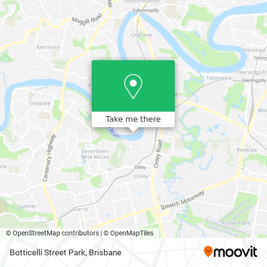 Botticelli Street Park map