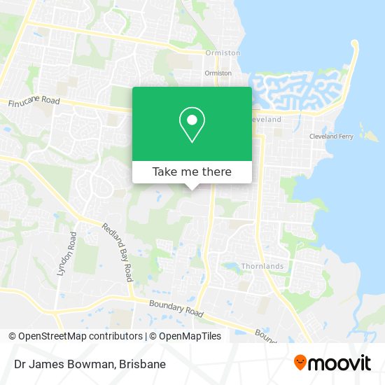 Dr James Bowman map
