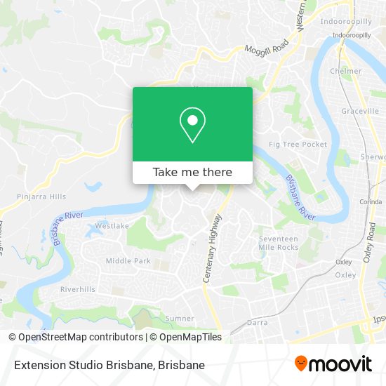 Extension Studio Brisbane map