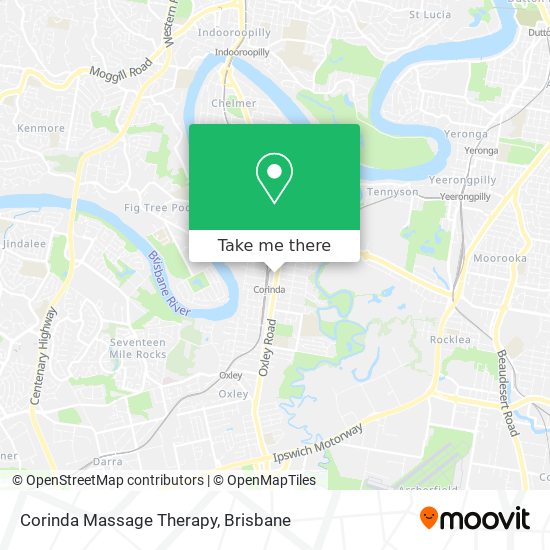 Corinda Massage Therapy map