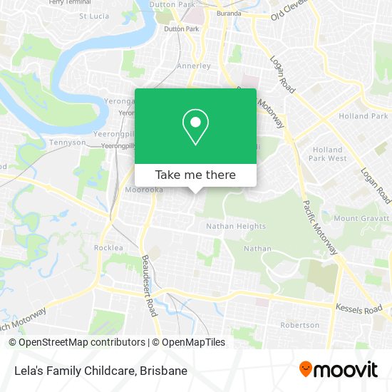 Lela's Family Childcare map