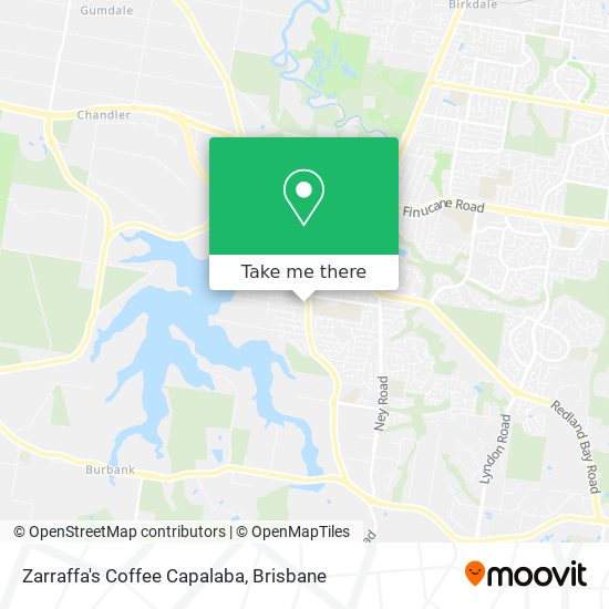 Zarraffa's Coffee Capalaba map