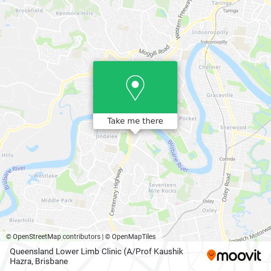 Queensland Lower Limb Clinic map