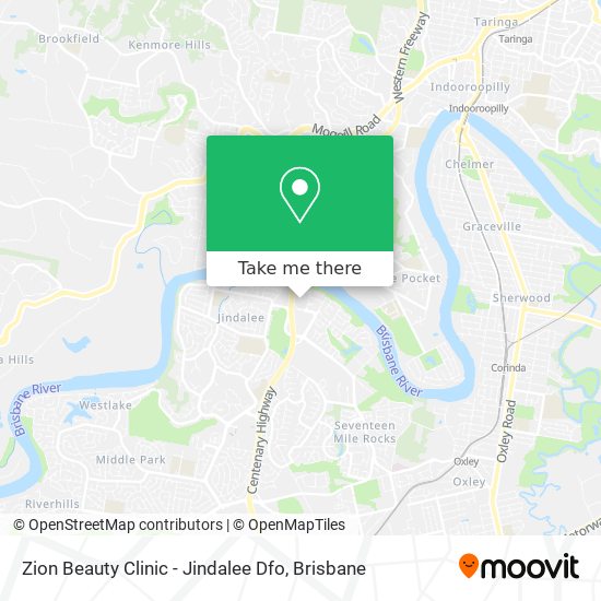 Zion Beauty Clinic - Jindalee Dfo map