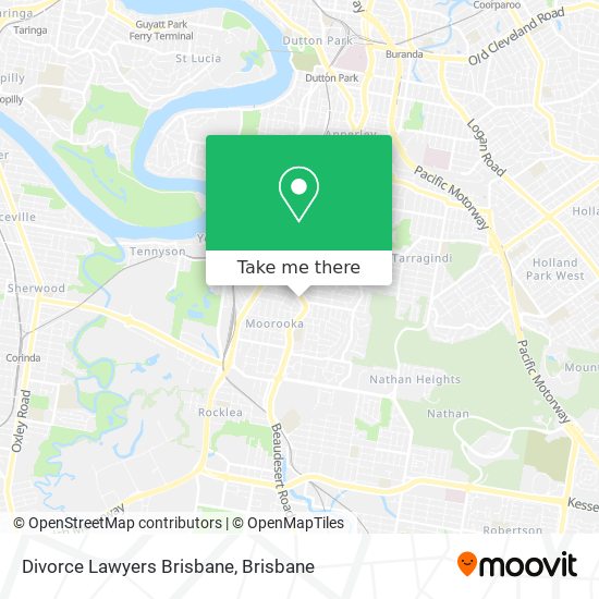 Divorce Lawyers Brisbane map