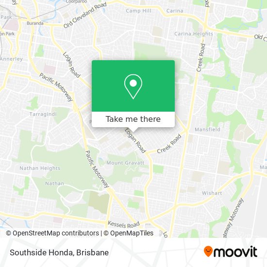 Southside Honda map