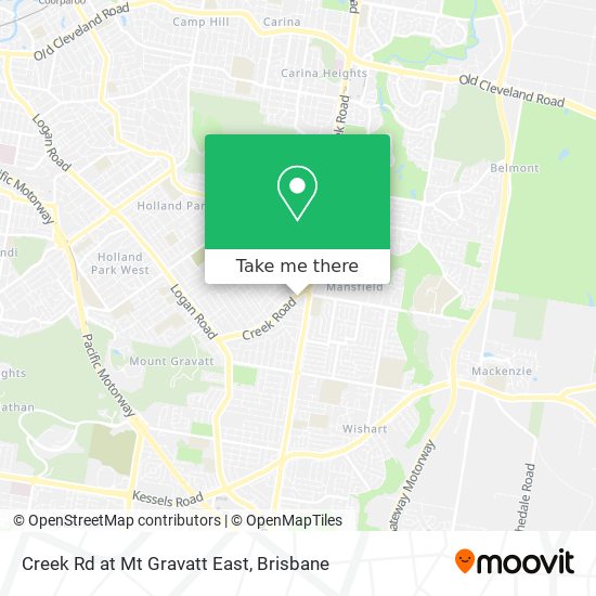 Creek Rd at Mt Gravatt East map
