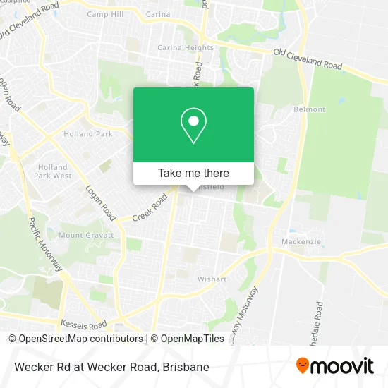 Wecker Rd at Wecker Road map