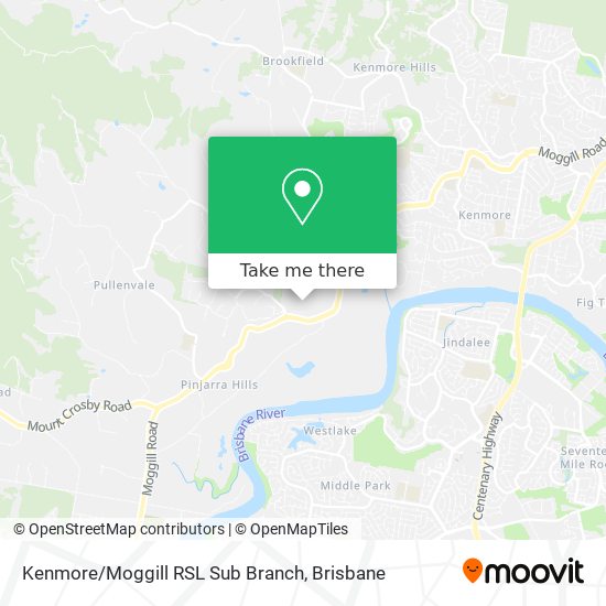 Kenmore/Moggill RSL Sub Branch map