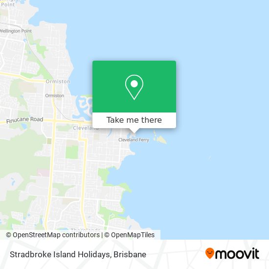 Mapa Stradbroke Island Holidays