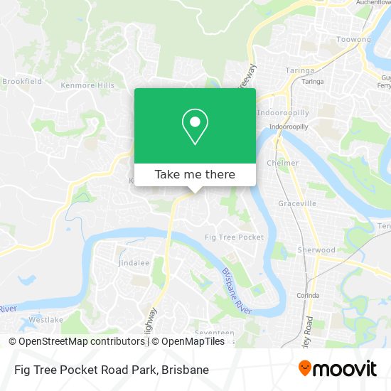 Fig Tree Pocket Road Park map