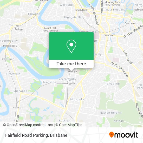 Fairfield Road Parking map