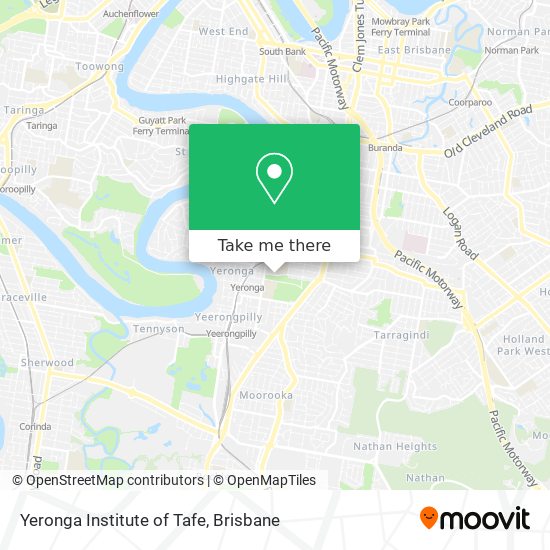 Yeronga Institute of Tafe map