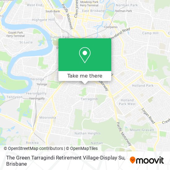 The Green Tarragindi Retirement Village-Display Su map