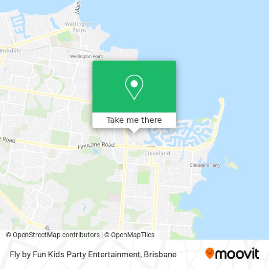 Mapa Fly by Fun Kids Party Entertainment