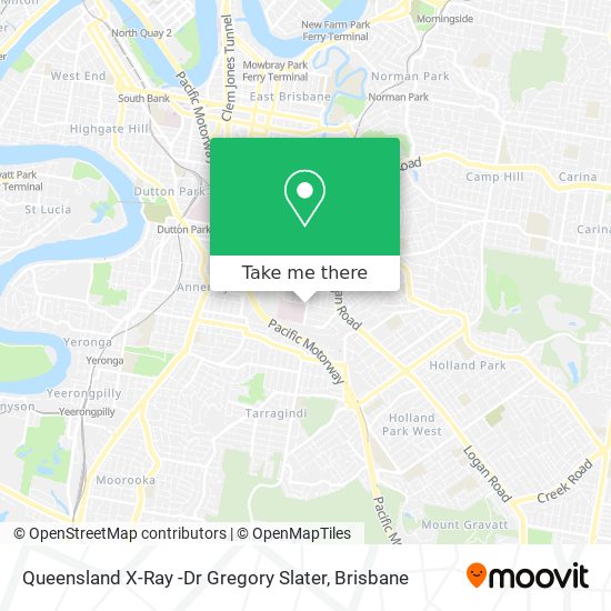 Queensland X-Ray -Dr Gregory Slater map