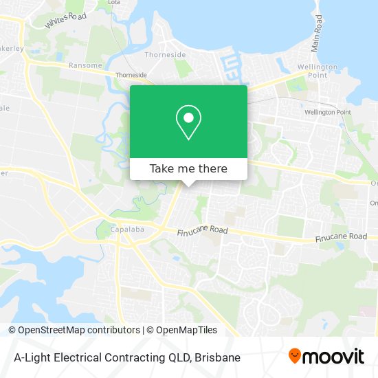 A-Light Electrical Contracting QLD map