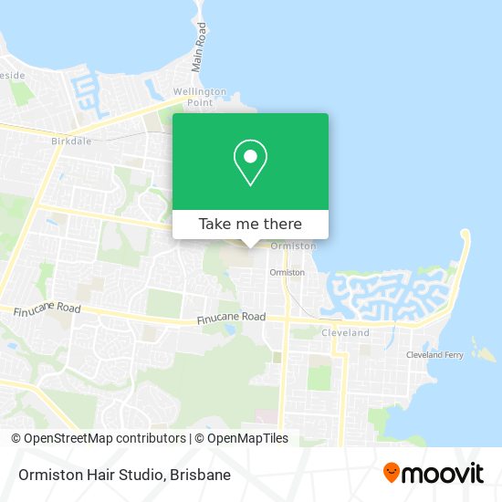 Ormiston Hair Studio map