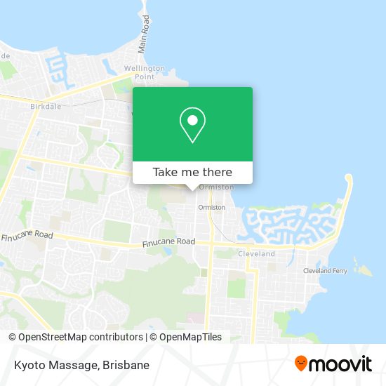 Kyoto Massage map