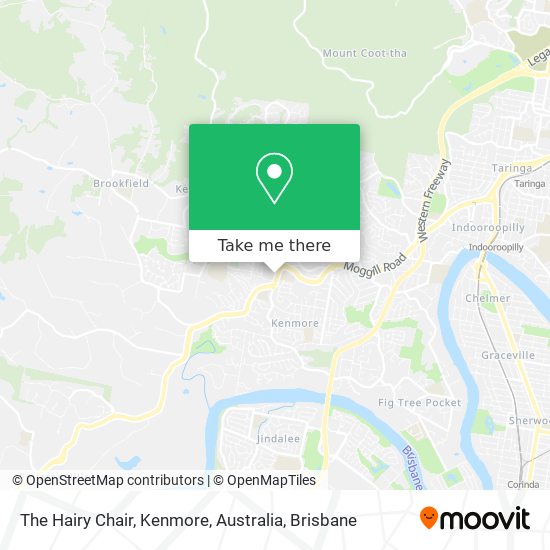 The Hairy Chair, Kenmore, Australia map
