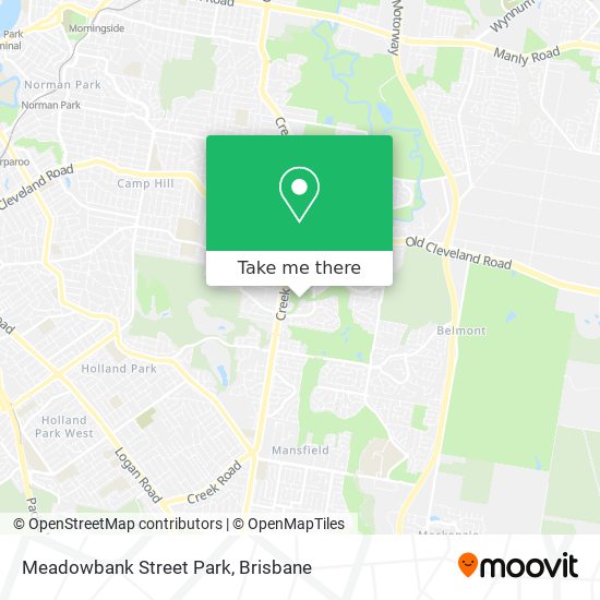 Meadowbank Street Park map