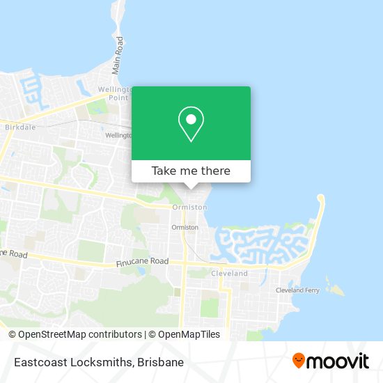 Eastcoast Locksmiths map