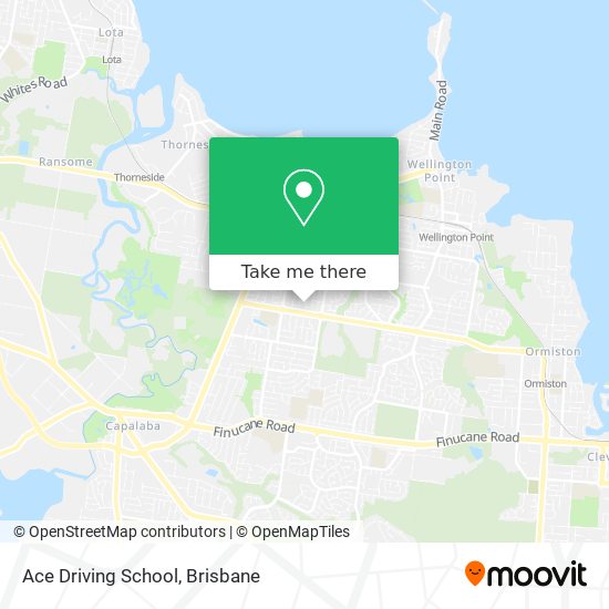 Ace Driving School map