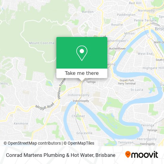 Conrad Martens Plumbing & Hot Water map