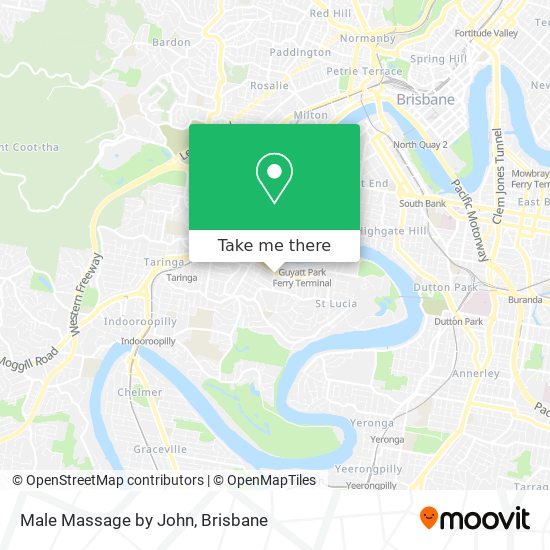 Male Massage by John map