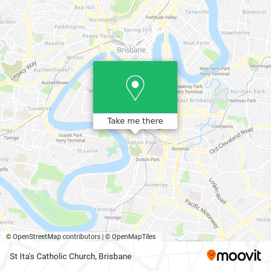 St Ita's Catholic Church map