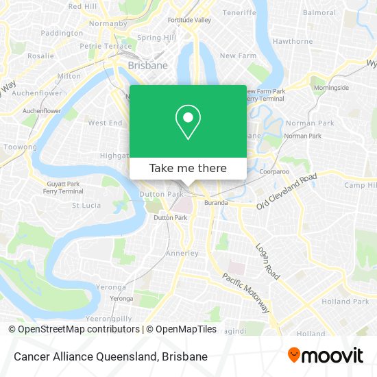Cancer Alliance Queensland map