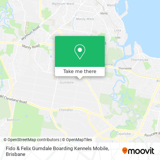 Fido & Felix Gumdale Boarding Kennels Mobile map