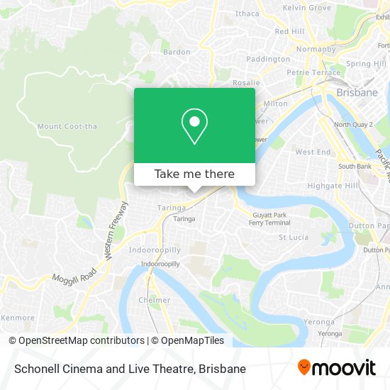 Schonell Cinema and Live Theatre map