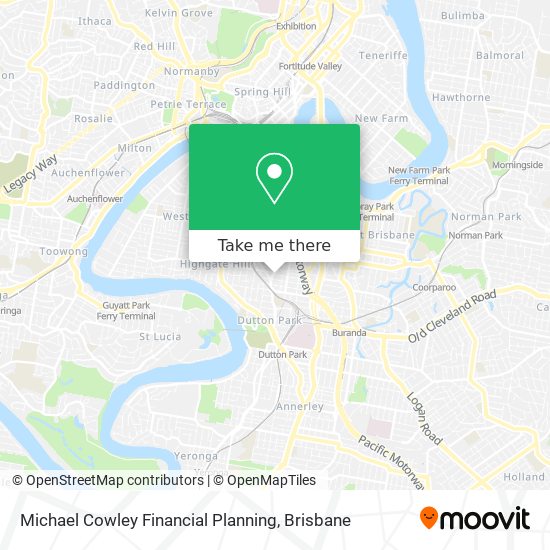 Michael Cowley Financial Planning map